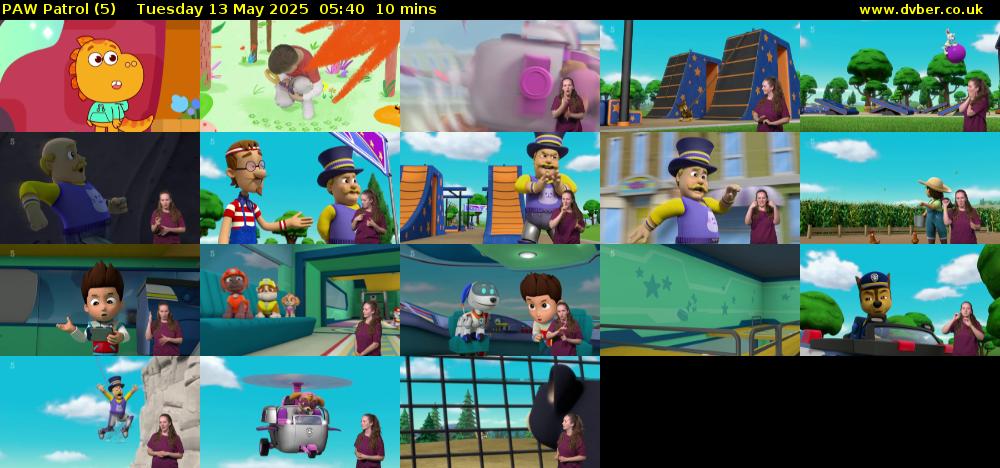 PAW Patrol (5) Tuesday 13 May 2025 05:40 - 05:50