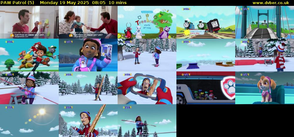 PAW Patrol (5) Monday 19 May 2025 08:05 - 08:15