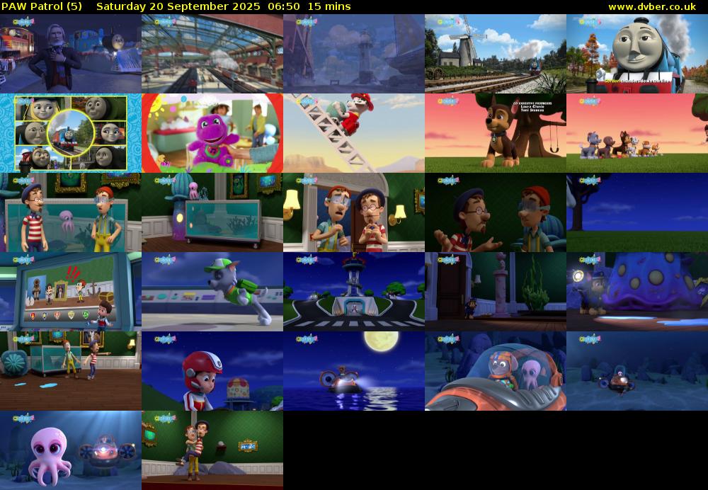 PAW Patrol (5) Saturday 20 September 2025 06:50 - 07:05