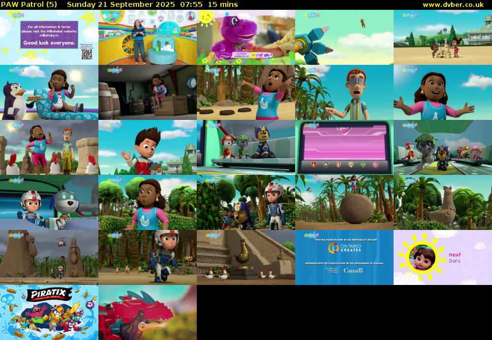 PAW Patrol (5) Sunday 21 September 2025 07:55 - 08:10