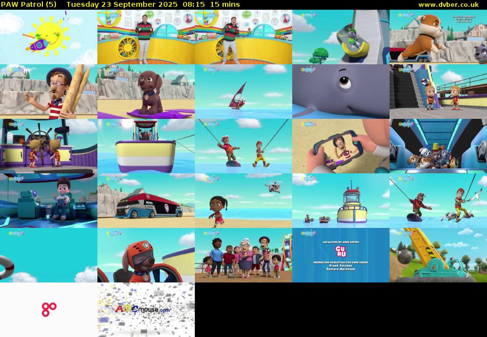 PAW Patrol (5) Tuesday 23 September 2025 08:15 - 08:30