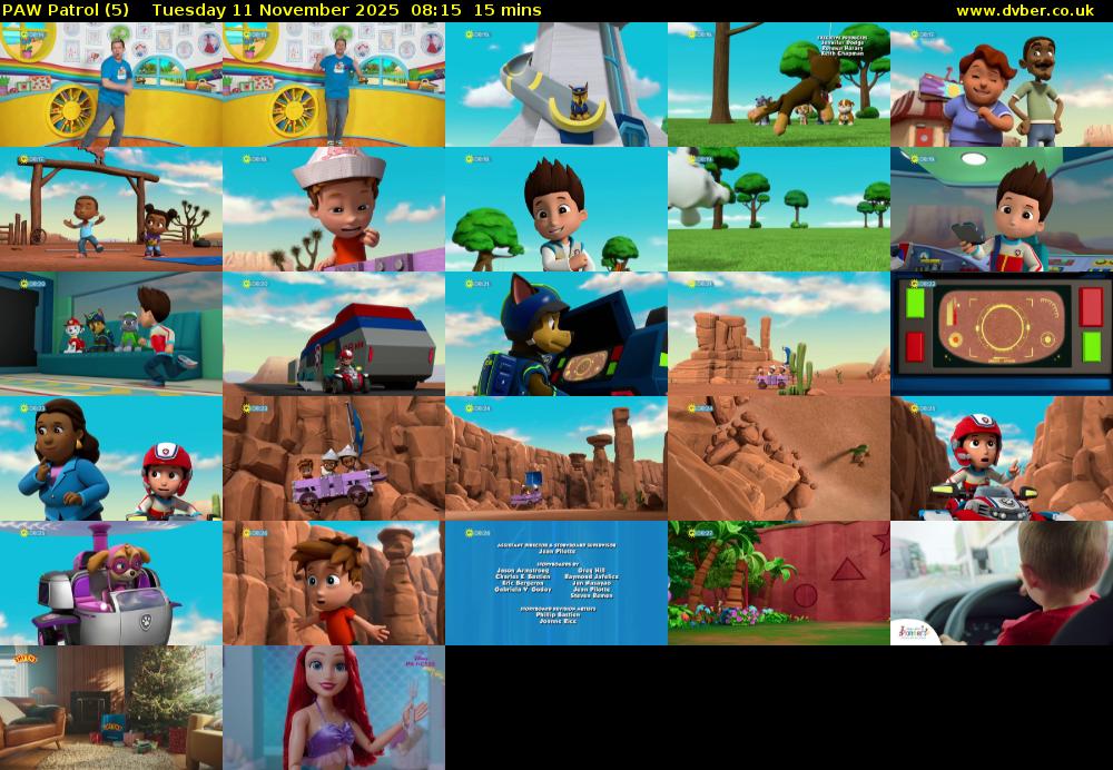 PAW Patrol (5) Tuesday 11 November 2025 08:15 - 08:30