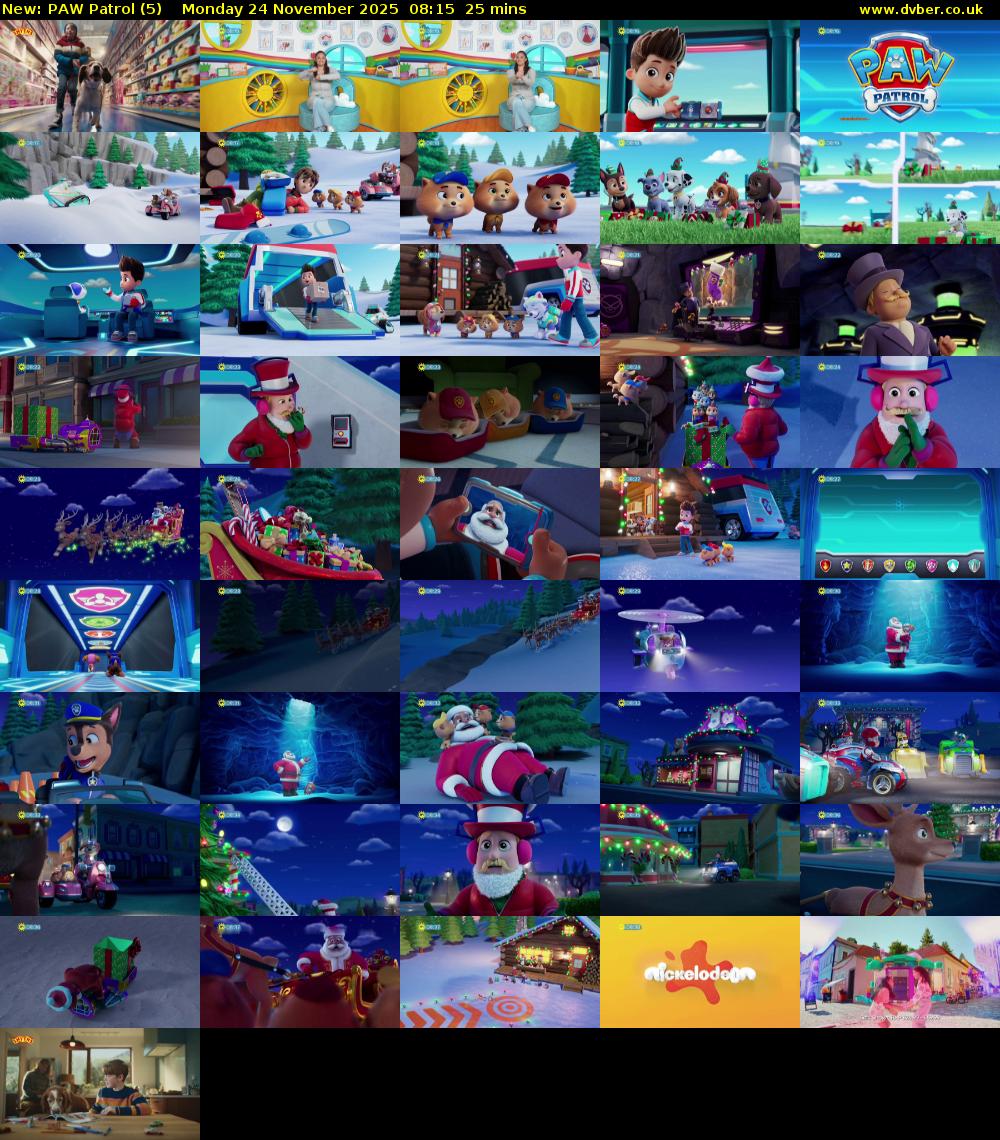 PAW Patrol (5) Monday 24 November 2025 08:15 - 08:40