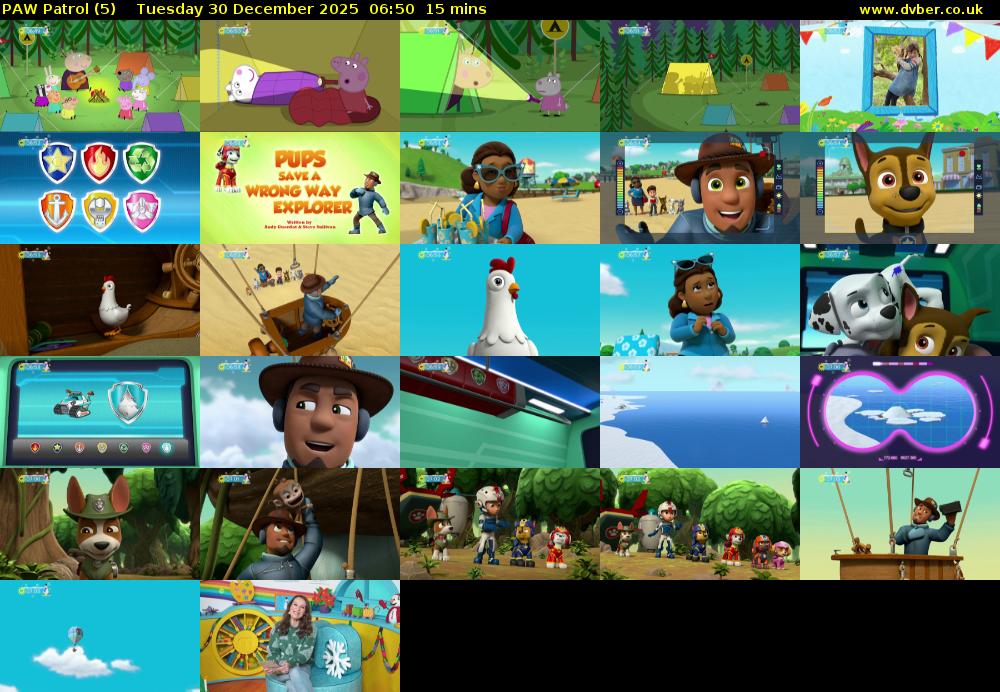 PAW Patrol (5) Tuesday 30 December 2025 06:50 - 07:05