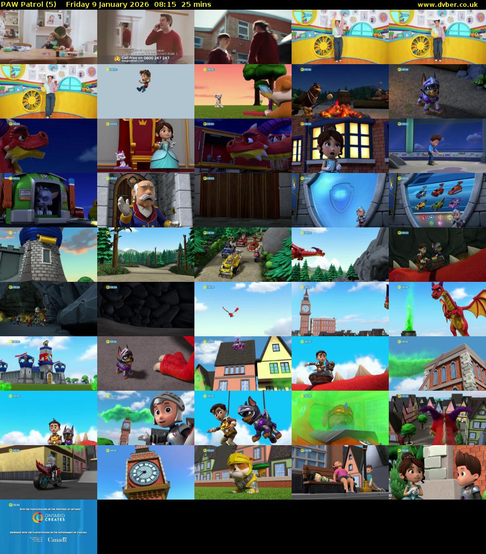PAW Patrol (5) Friday 9 January 2026 08:15 - 08:40