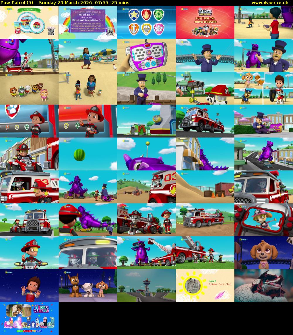 PAW Patrol (5) Sunday 29 March 2026 07:55 - 08:20