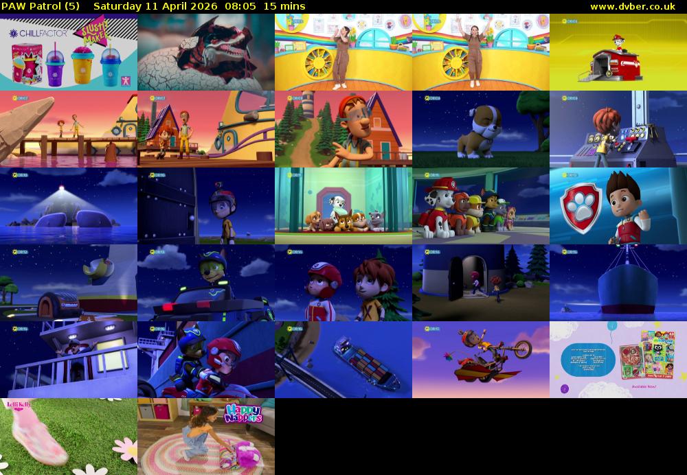 PAW Patrol (5) Saturday 11 April 2026 08:05 - 08:20