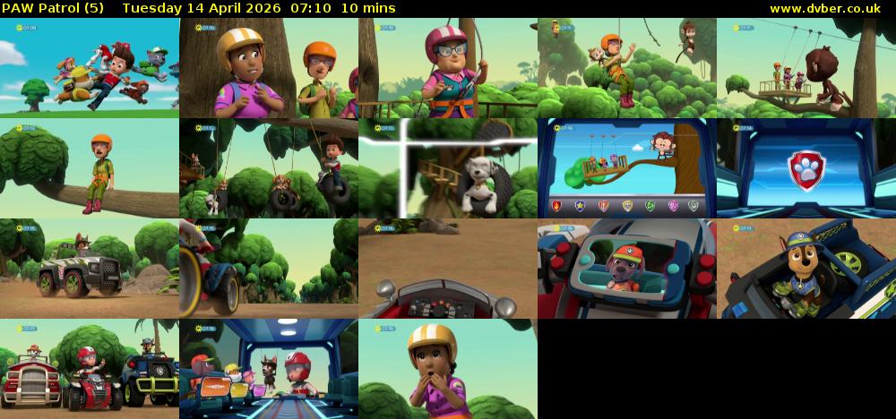 PAW Patrol (5) Tuesday 14 April 2026 07:10 - 07:20