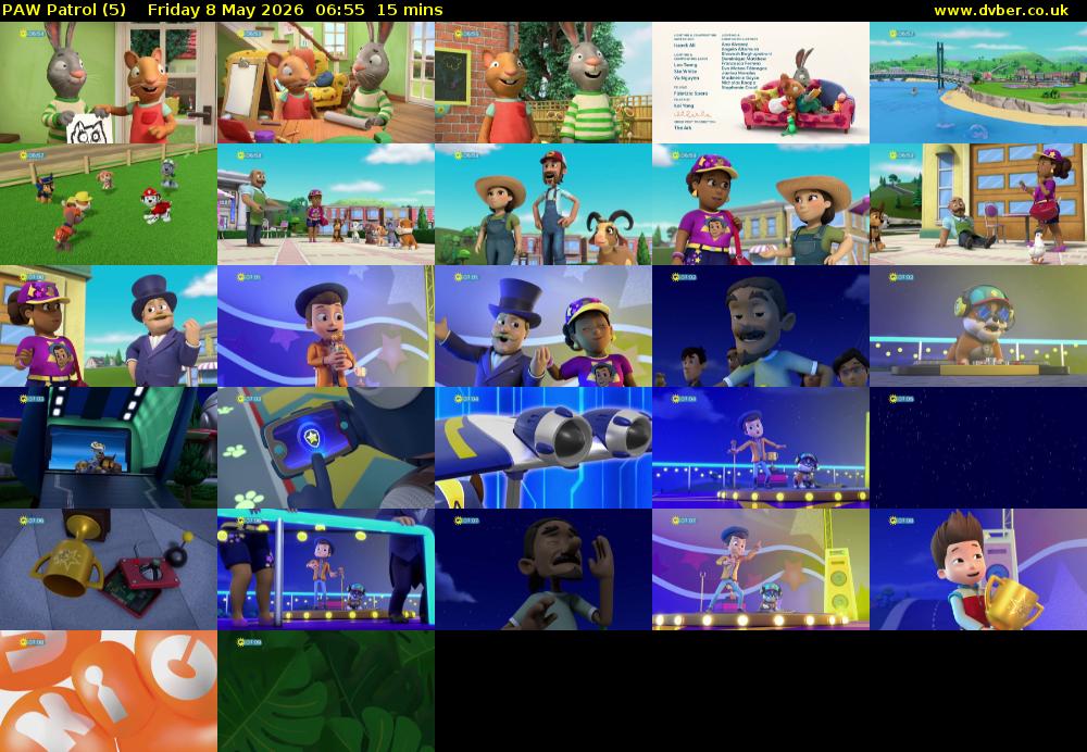 PAW Patrol (5) Friday 8 May 2026 06:55 - 07:10