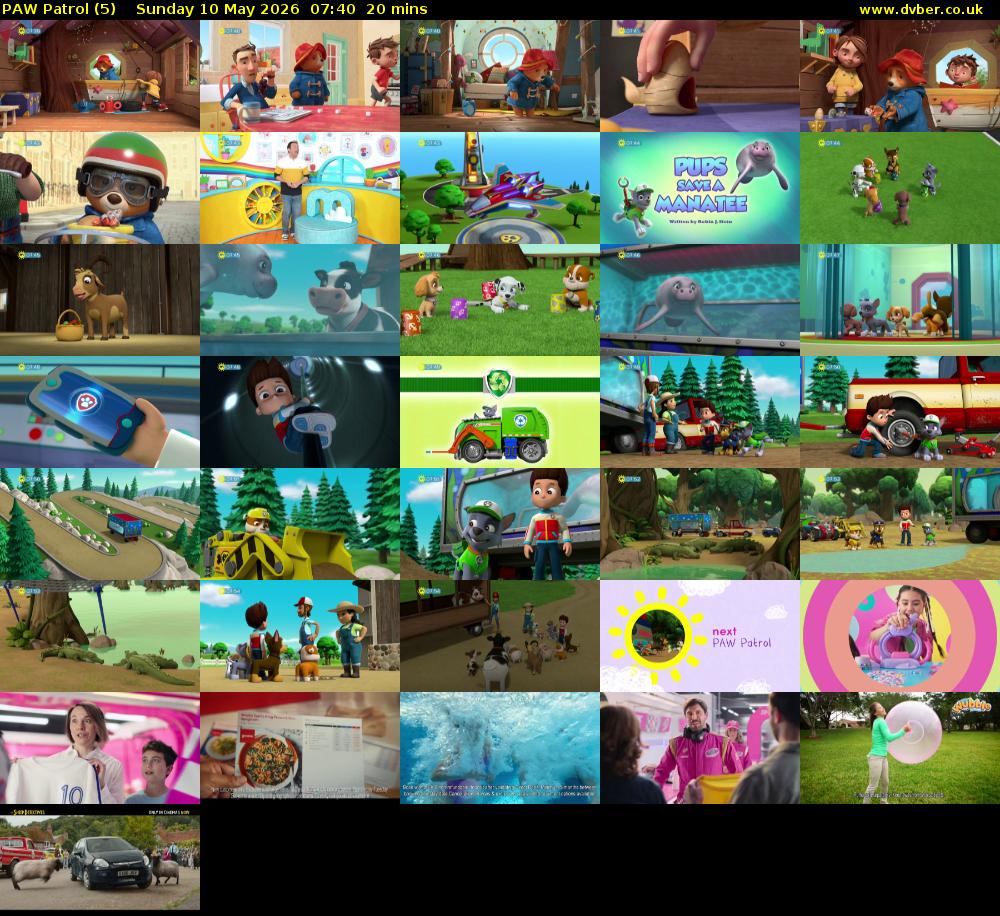 PAW Patrol (5) Sunday 10 May 2026 07:40 - 08:00