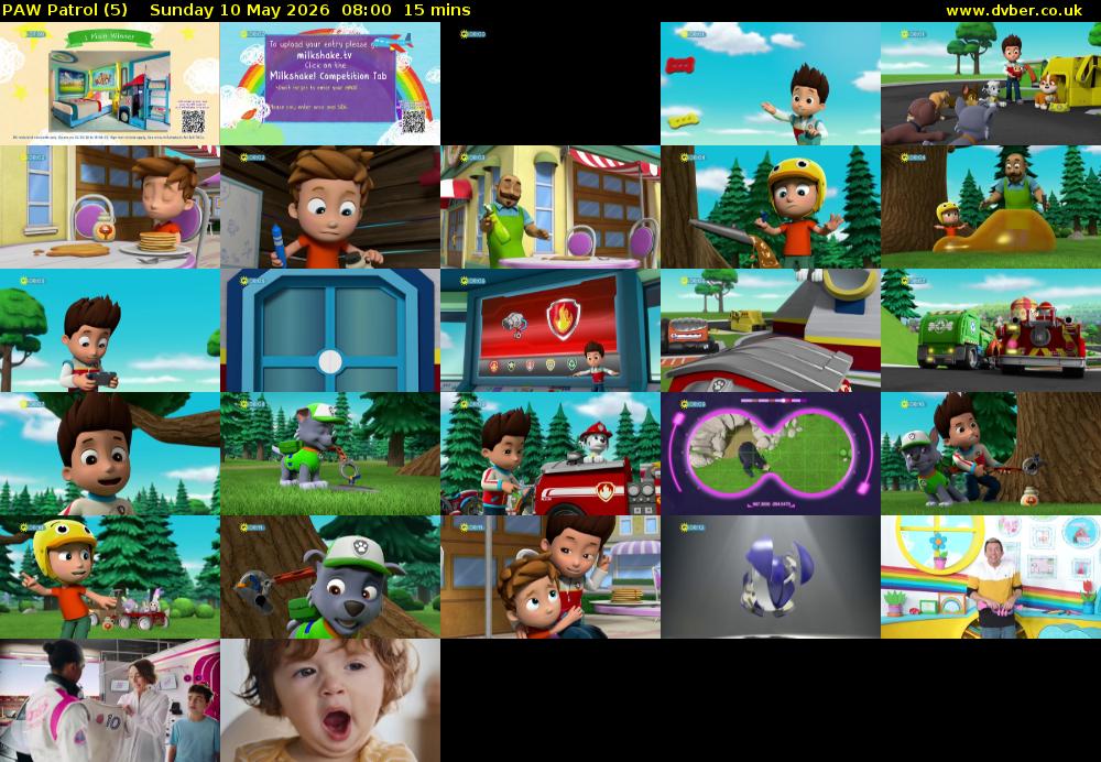PAW Patrol (5) Sunday 10 May 2026 08:00 - 08:15