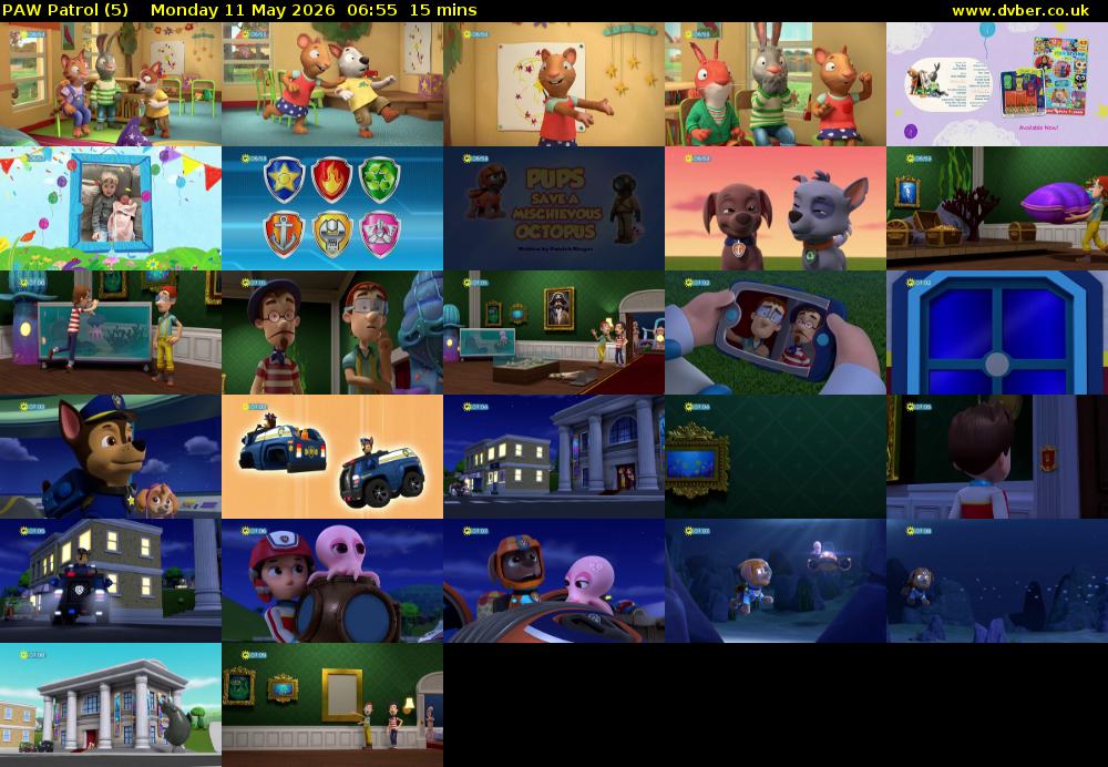 PAW Patrol (5) Monday 11 May 2026 06:55 - 07:10