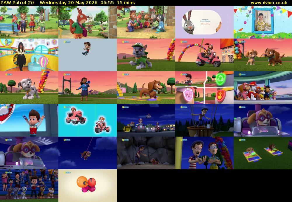 PAW Patrol (5) Wednesday 20 May 2026 06:55 - 07:10