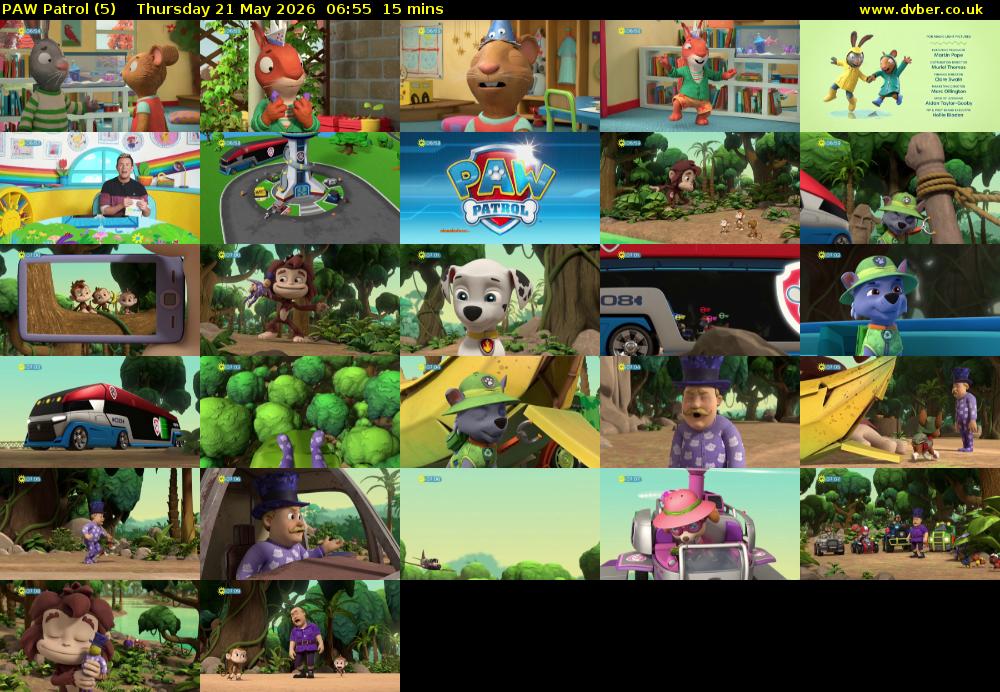 PAW Patrol (5) Thursday 21 May 2026 06:55 - 07:10