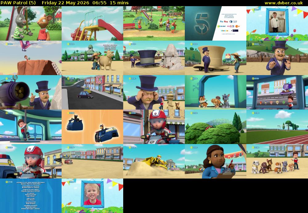 PAW Patrol (5) Friday 22 May 2026 06:55 - 07:10