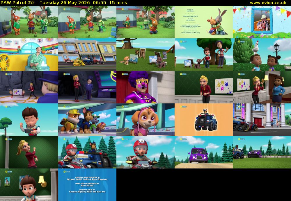 PAW Patrol (5) Tuesday 26 May 2026 06:55 - 07:10