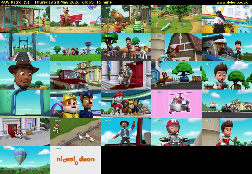 PAW Patrol (5) Thursday 28 May 2026 06:55 - 07:10