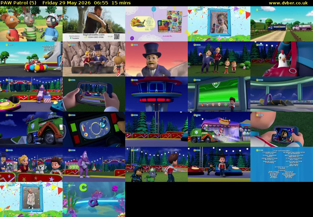 PAW Patrol (5) Friday 29 May 2026 06:55 - 07:10