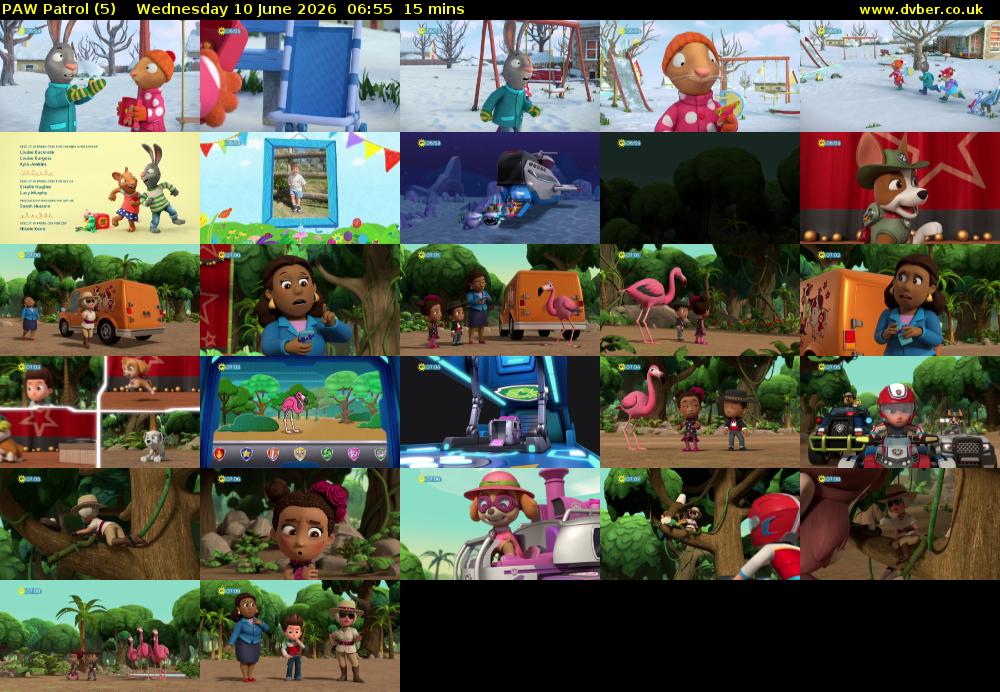 PAW Patrol (5) Wednesday 10 June 2026 06:55 - 07:10