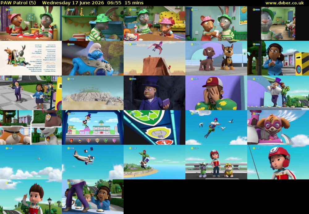 PAW Patrol (5) Wednesday 17 June 2026 06:55 - 07:10