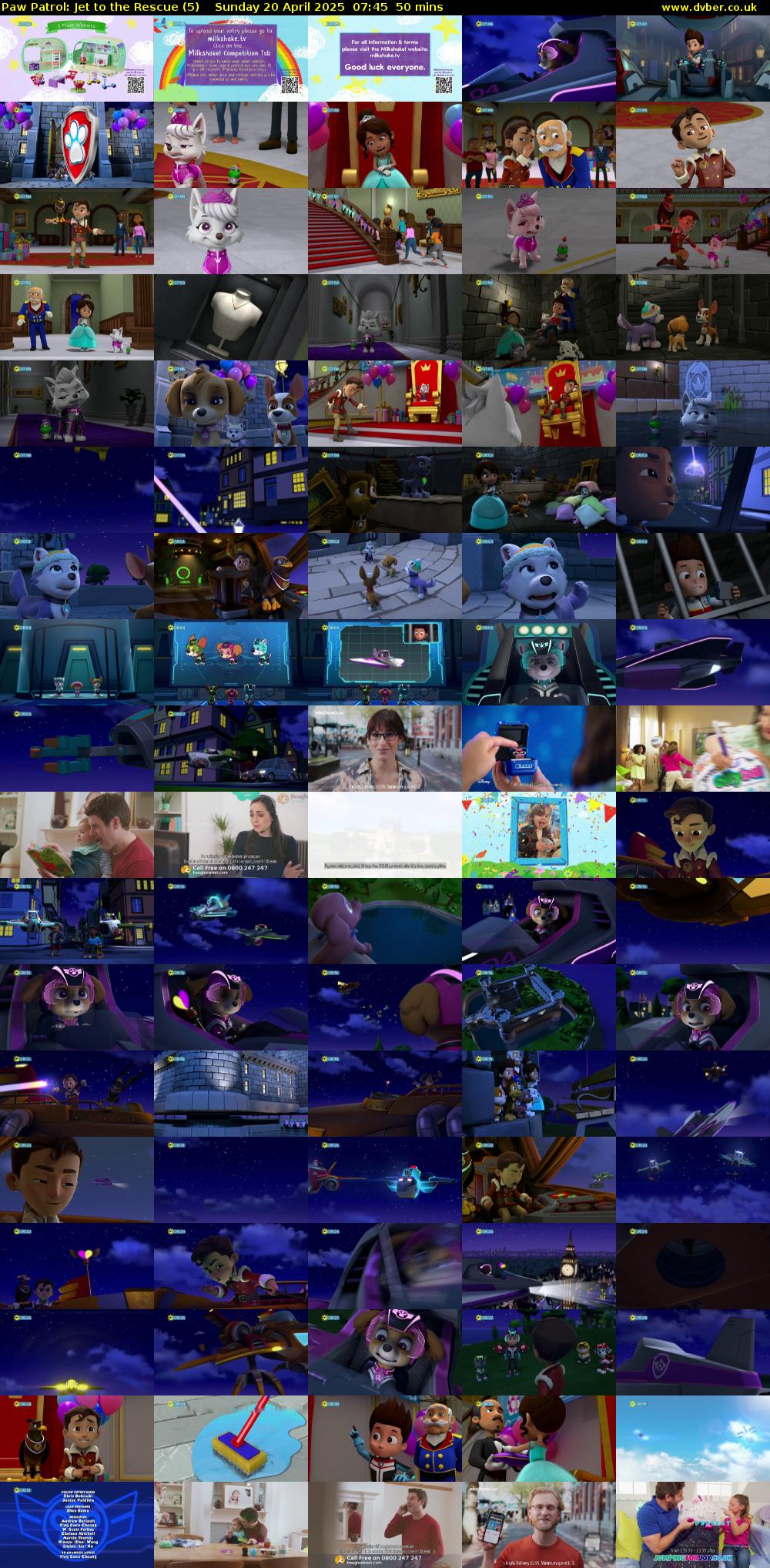 Paw Patrol: Jet to the Rescue (5) Sunday 20 April 2025 07:45 - 08:35