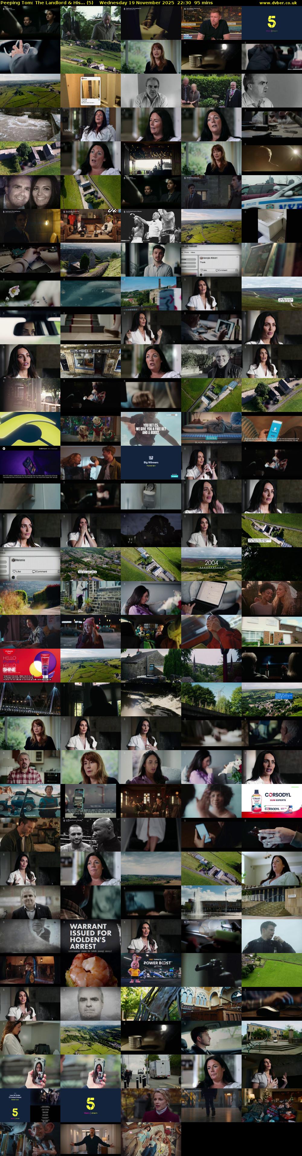 Peeping Tom: The Landlord & His... (5) Wednesday 19 November 2025 22:30 - 00:05