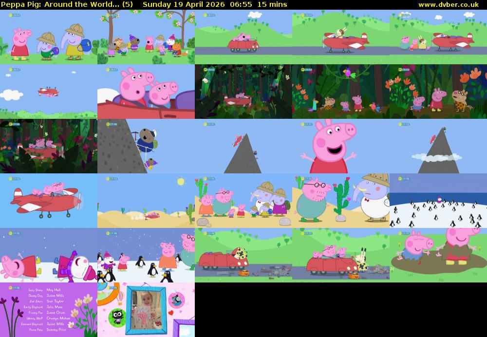 Peppa Pig: Around the World... (5) Sunday 19 April 2026 06:55 - 07:10