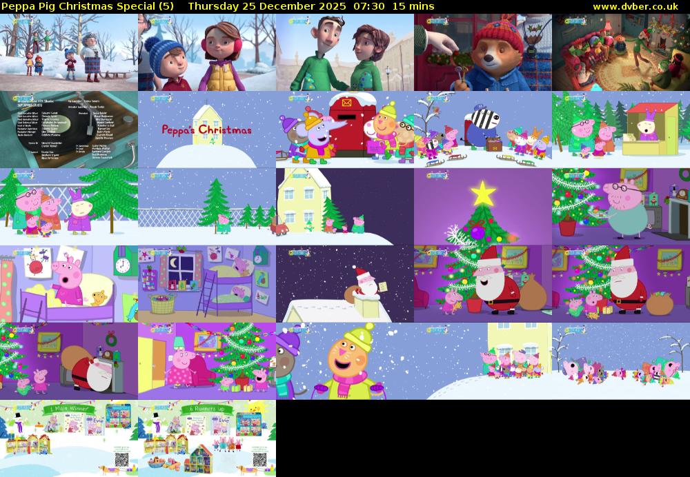 Peppa Pig Christmas Special (5) Thursday 25 December 2025 07:30 - 07:45