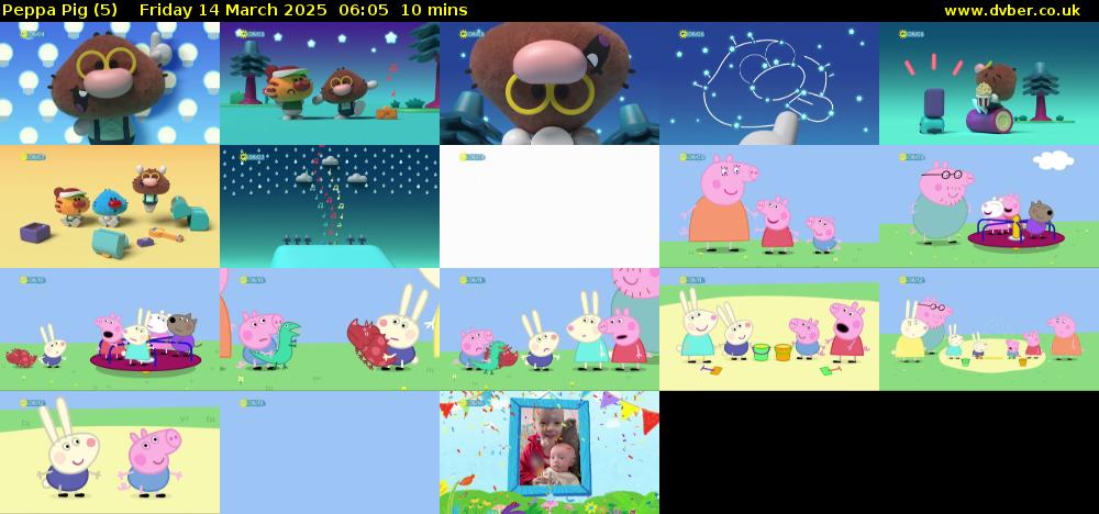 Peppa Pig (5) Friday 14 March 2025 06:05 - 06:15