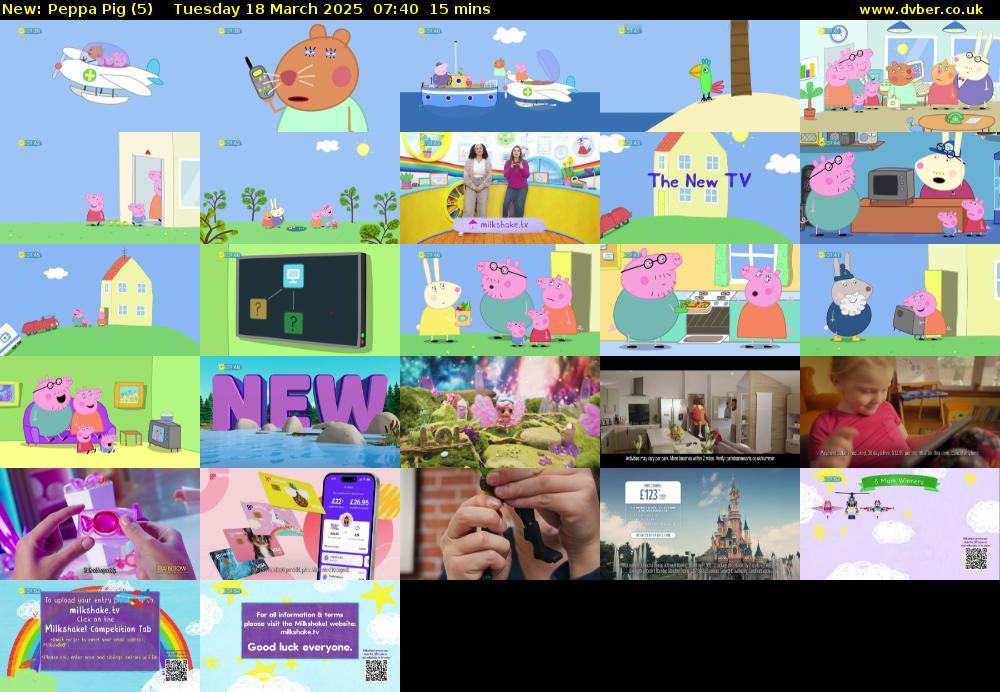 Peppa Pig (5) Tuesday 18 March 2025 07:40 - 07:55