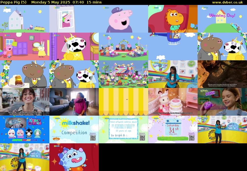 Peppa Pig (5) Monday 5 May 2025 07:40 - 07:55