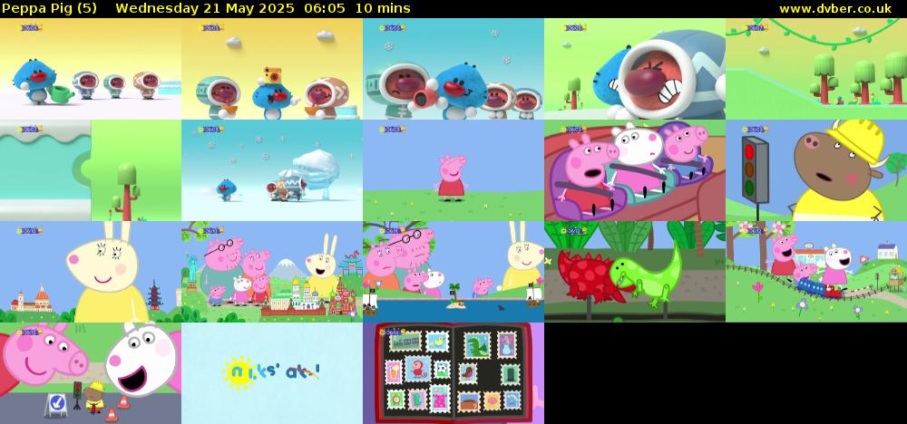 Peppa Pig (5) Wednesday 21 May 2025 06:05 - 06:15