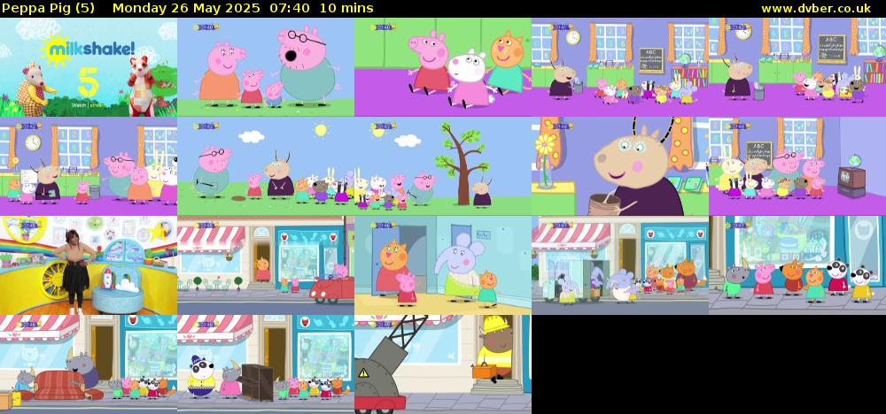 Peppa Pig (5) Monday 26 May 2025 07:40 - 07:50