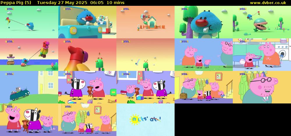 Peppa Pig (5) Tuesday 27 May 2025 06:05 - 06:15