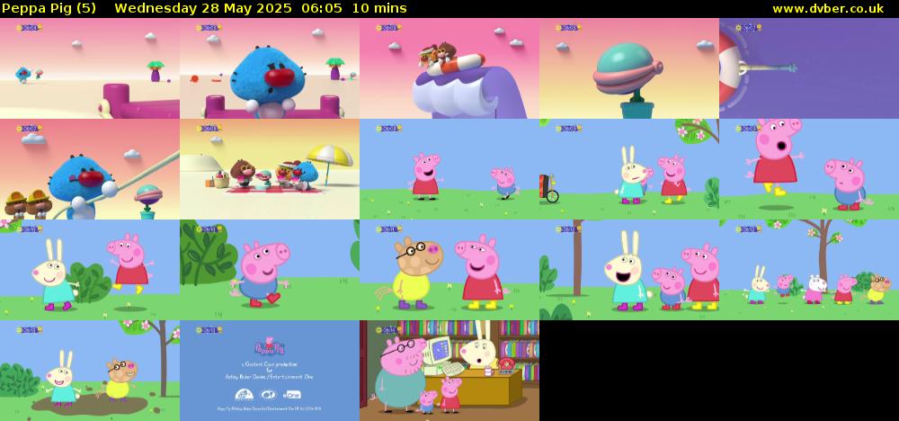 Peppa Pig (5) Wednesday 28 May 2025 06:05 - 06:15