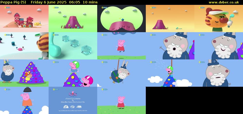 Peppa Pig (5) Friday 6 June 2025 06:05 - 06:15