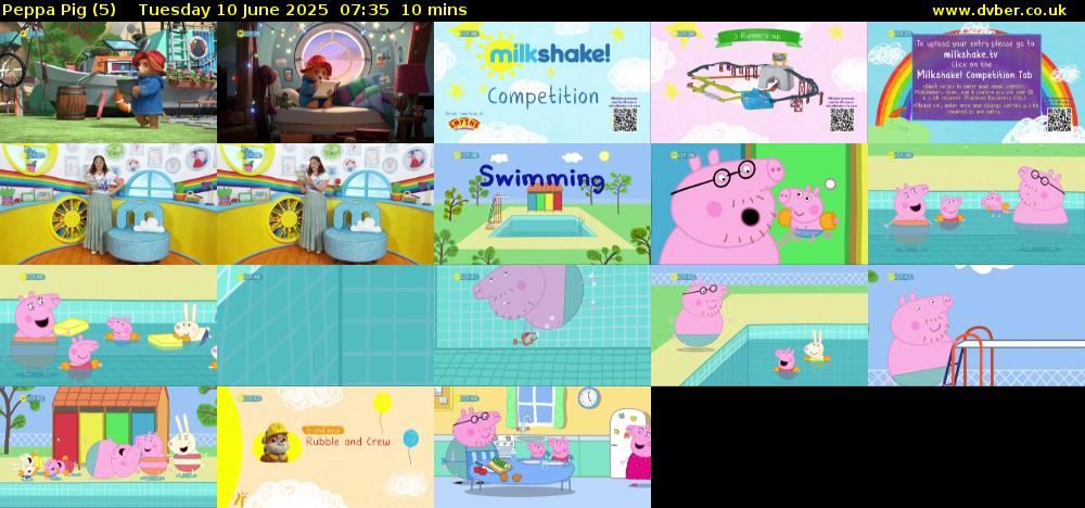 Peppa Pig (5) Tuesday 10 June 2025 07:35 - 07:45