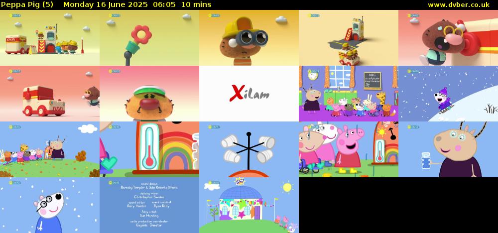 Peppa Pig (5) Monday 16 June 2025 06:05 - 06:15