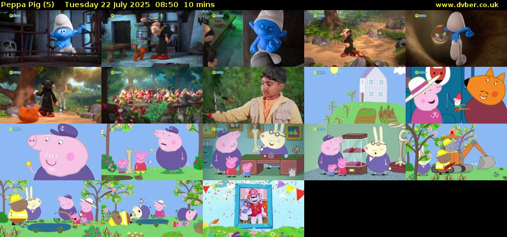 Peppa Pig (5) Tuesday 22 July 2025 08:50 - 09:00