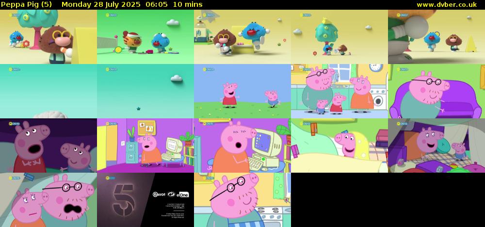 Peppa Pig (5) Monday 28 July 2025 06:05 - 06:15