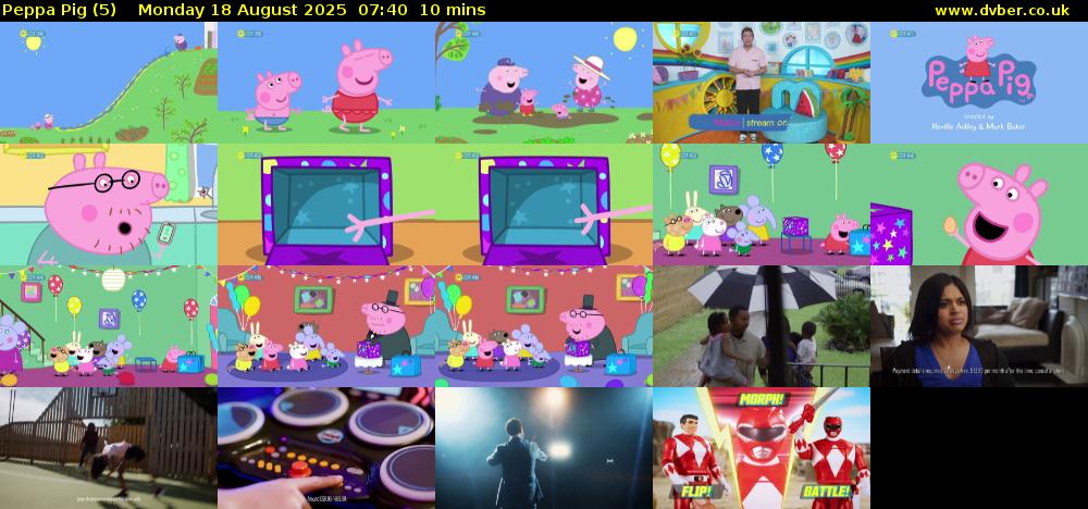 Peppa Pig (5) Monday 18 August 2025 07:40 - 07:50