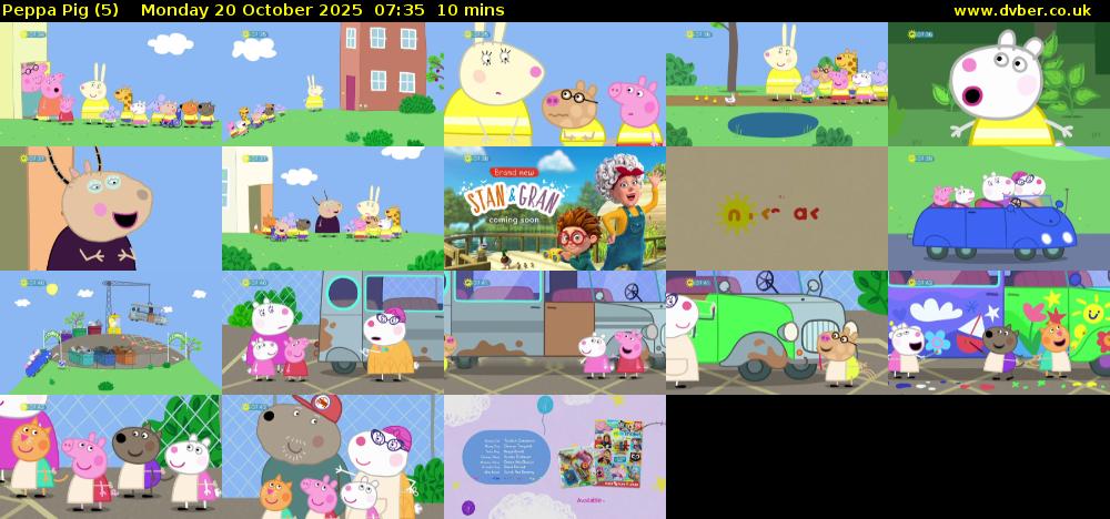 Peppa Pig (5) Monday 20 October 2025 07:35 - 07:45