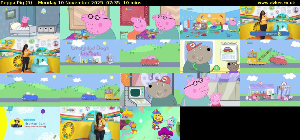 Peppa Pig (5) Monday 10 November 2025 07:35 - 07:45