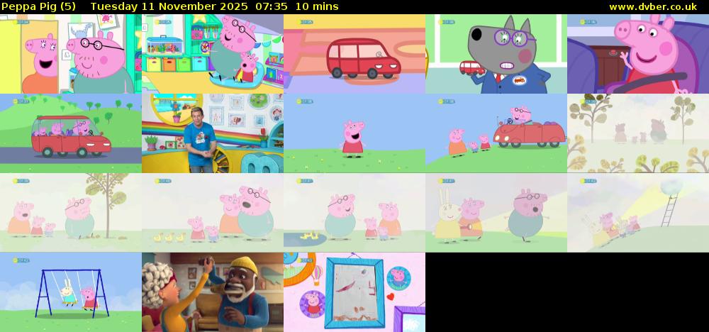 Peppa Pig (5) Tuesday 11 November 2025 07:35 - 07:45