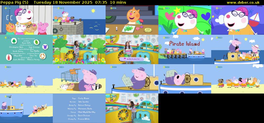 Peppa Pig (5) Tuesday 18 November 2025 07:35 - 07:45