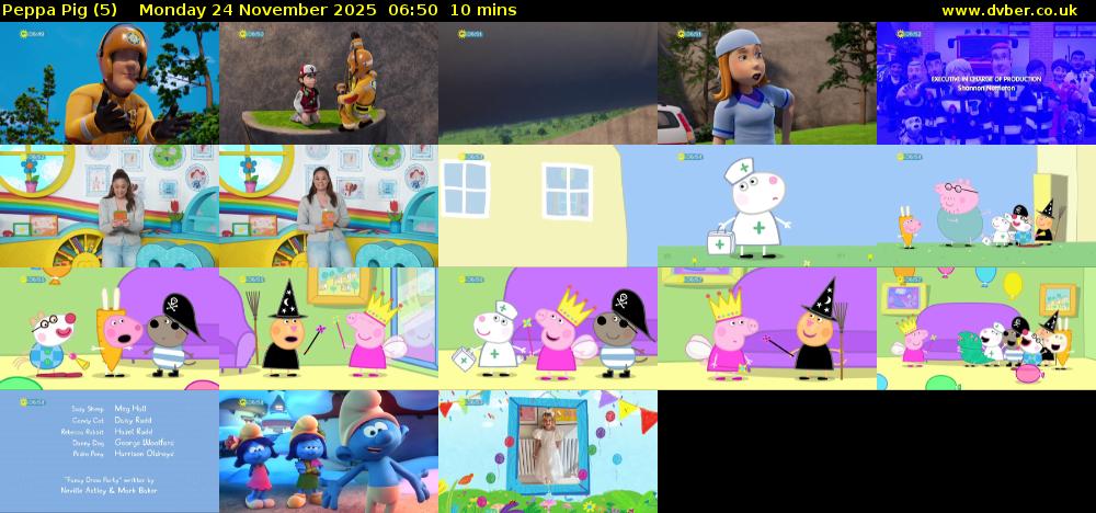 Peppa Pig (5) Monday 24 November 2025 06:50 - 07:00