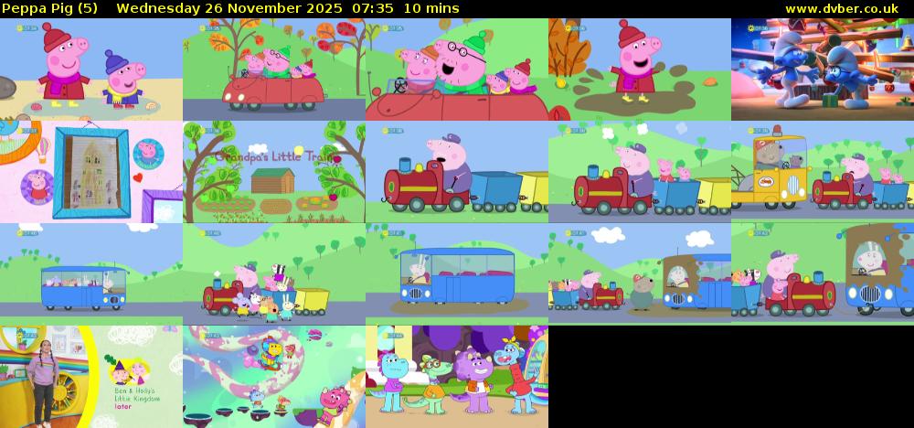 Peppa Pig (5) Wednesday 26 November 2025 07:35 - 07:45