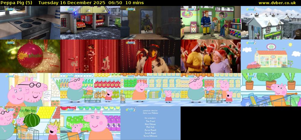 Peppa Pig (5) Tuesday 16 December 2025 06:50 - 07:00