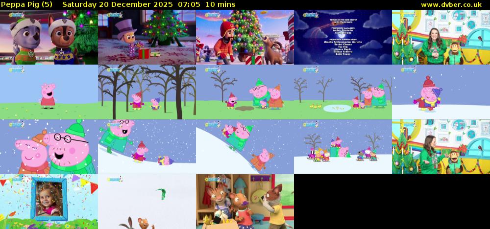 Peppa Pig (5) Saturday 20 December 2025 07:05 - 07:15