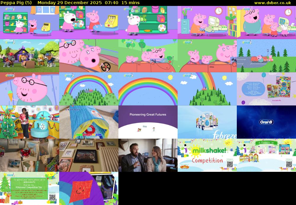 Peppa Pig (5) Monday 29 December 2025 07:40 - 07:55